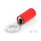 Te Connectivity Ring Terminal, #8 Stud Size, 22 AWG, 300 V, Nylon, Vinyl Insulated, Red 31888 - alternate 1